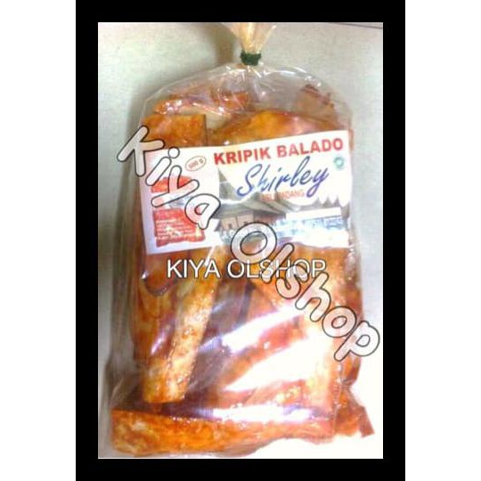 

Kripik Balado Panjang Shirley 500G/Keripik Sanjai/Kerupuk New