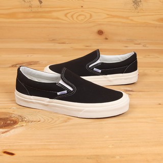  SEPATU  VANS  SLIP  ON OG BLACK WHITE ORIGINAL  PK Shopee 