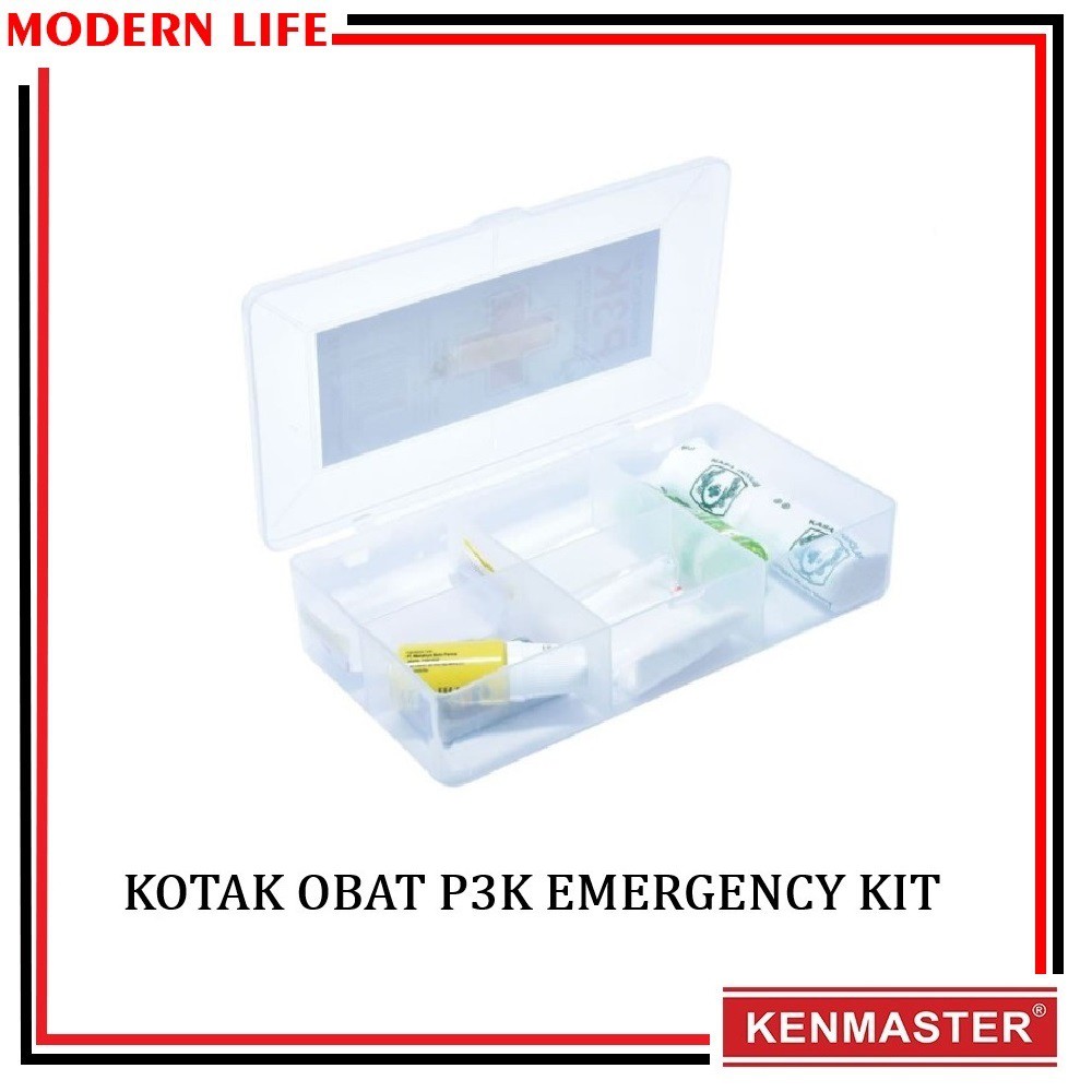 Kotak Obat P3K Kenmaster / Emergency Kit Mobil / Emergency Kit Motor