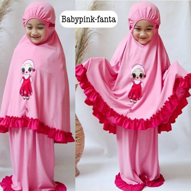 MUKENA ANAK CANTIK LOL / mukena anak murah / mukena anak lucu