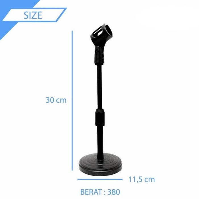 STAND MICROPHONE MEJA PODIUM / HOLDER / STAND MIC HOLDER PODIUM VIDEO NEW DH 402