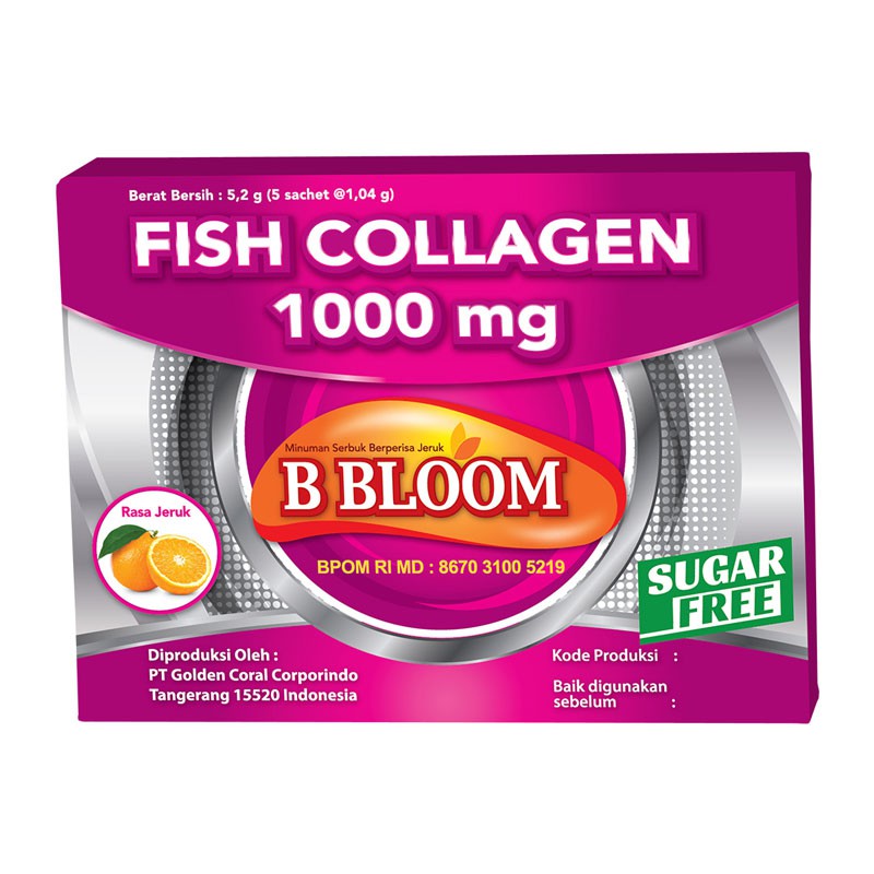 B Bloom Fish Collagen 1000mg Mengencangkan Kulit Indonesia
