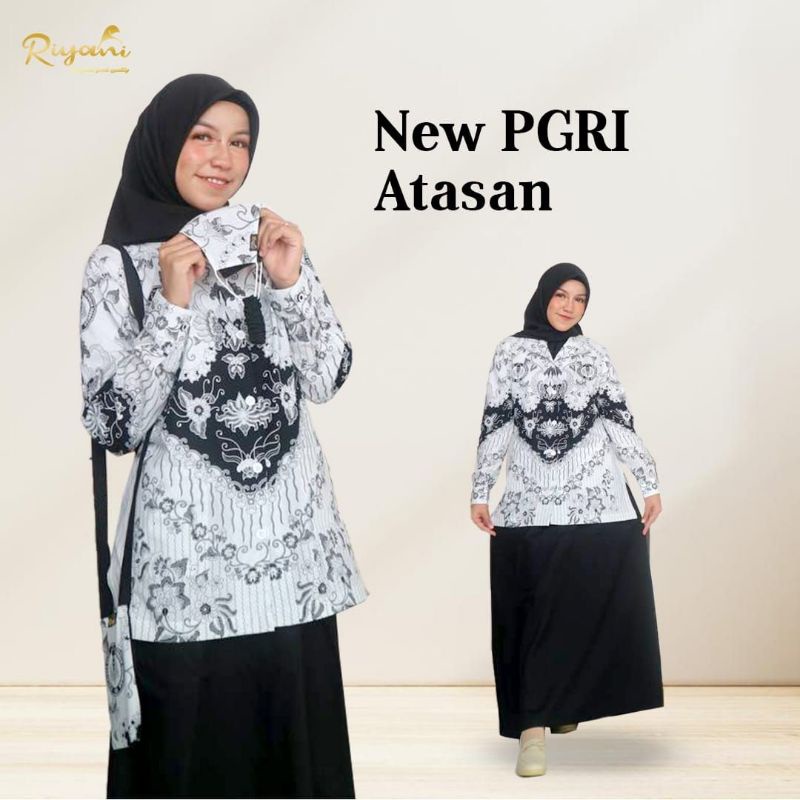 Atasan PGRI katun wanita by Riyani/batik PGRI/atasan batik PGRI/seragam PGRI wanita/seragam guru/ser