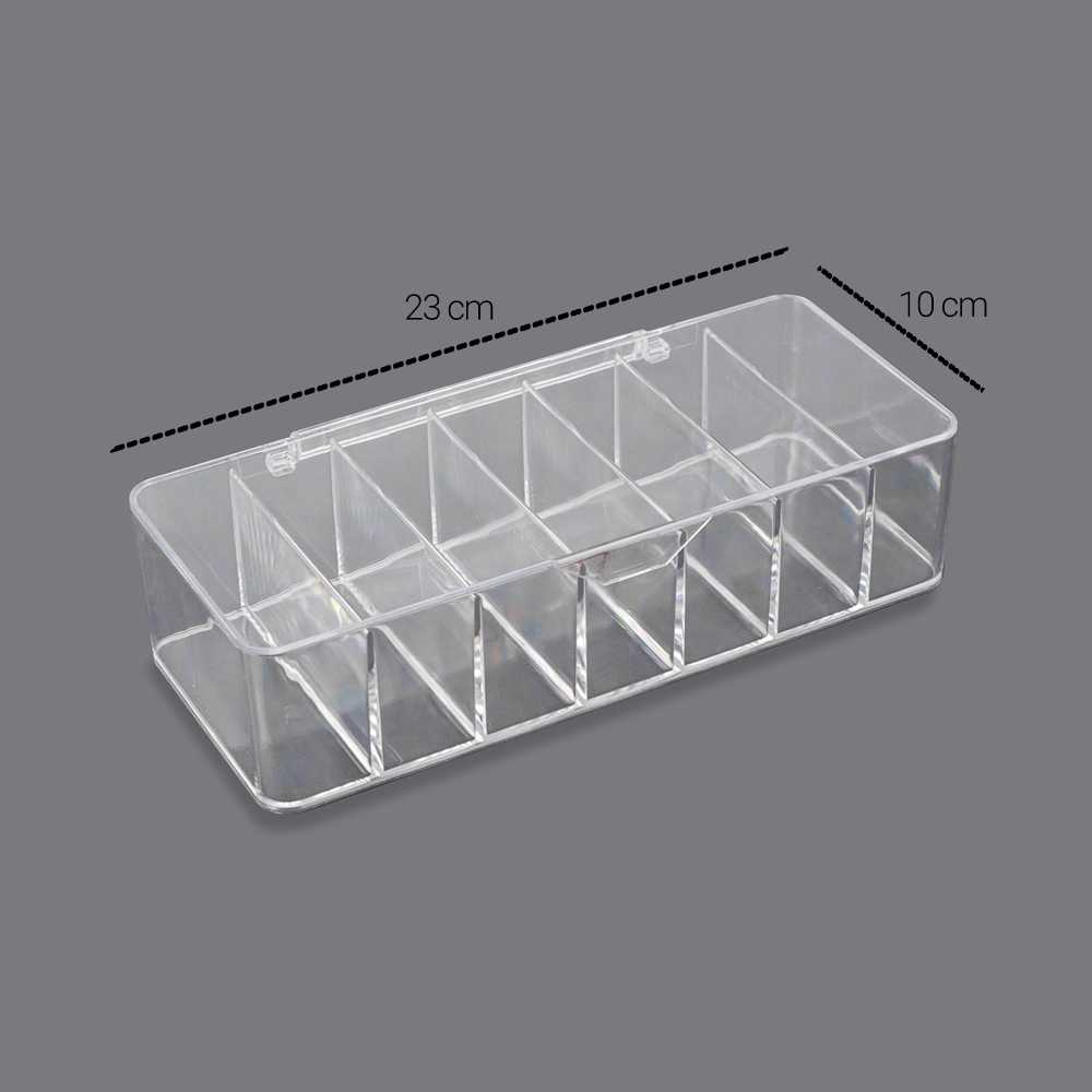 TD-REN BNBS Kotak Kabel Organizer Cable Storage Box 7 Slot with Cover BN-2046