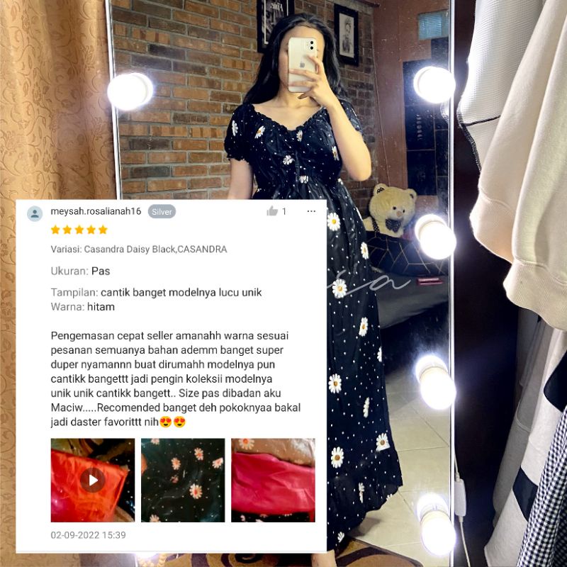 Sapasara - Dress Serut Casandra / Daster Bali Bahan Rayon Adem LD 110 Busui Friendly Etalase 2