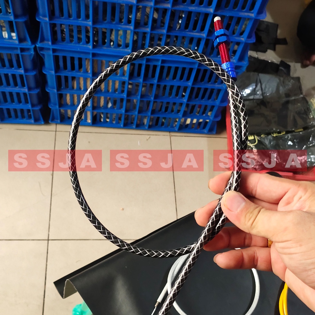 KABEL KOPLING/SELANG KOPLING VARIASI SERAT CARBON UKURAN 90CM