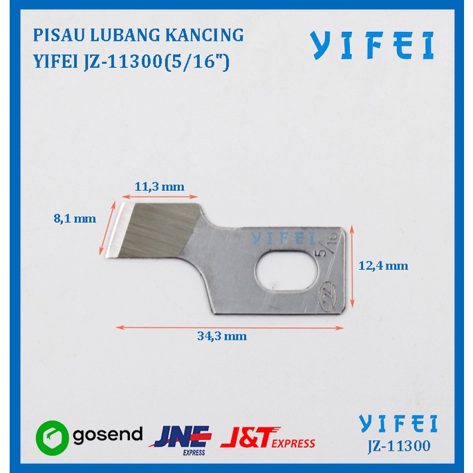 PISAU LUBANG KANCING B2702-047(71CL) 5/16 AAA YIFEI-11300(5/16&quot;)