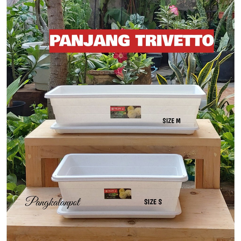 ORI Pot  Panjang  Trivetto M Tatakannya Shopee  Indonesia
