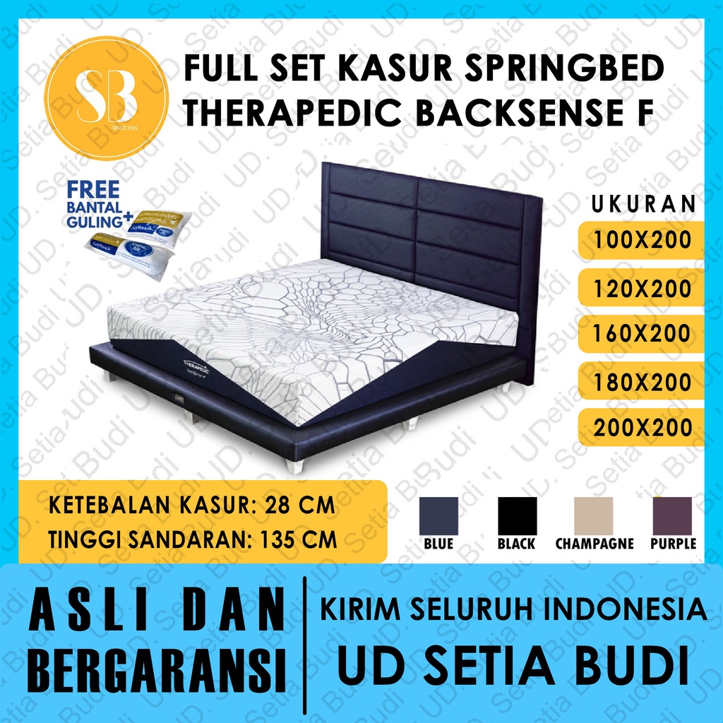 Set Kasur Therapedic Backsense F Firm