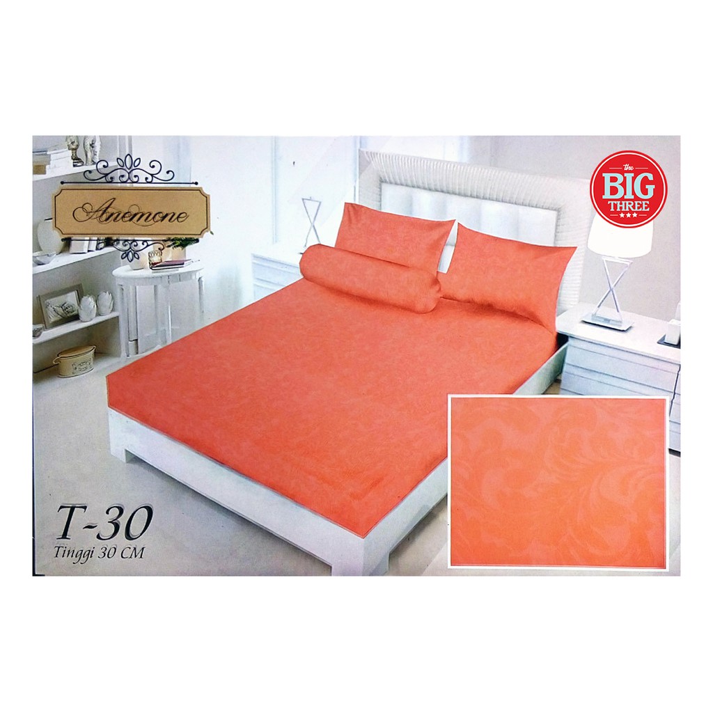 KINTAKUN ZAQUARD Sprei 180X200 / 160x200 TINGGI 30 warna SALEM HIJAU BIRU - 180 160 T30 SP POLOS