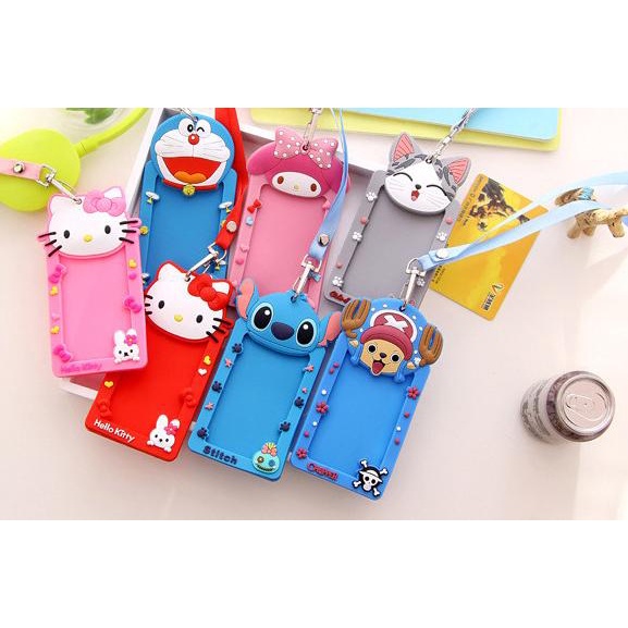 

♧ Tempat Kartu | ID Card | Name Tag Holder Karakter Kartun Lucu ✫