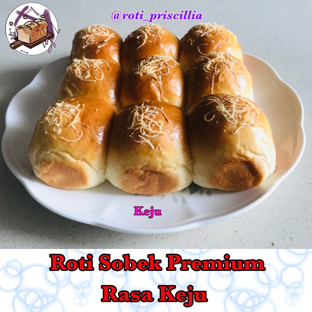 

Roti Sobek Premium Varian Rasa Keju.