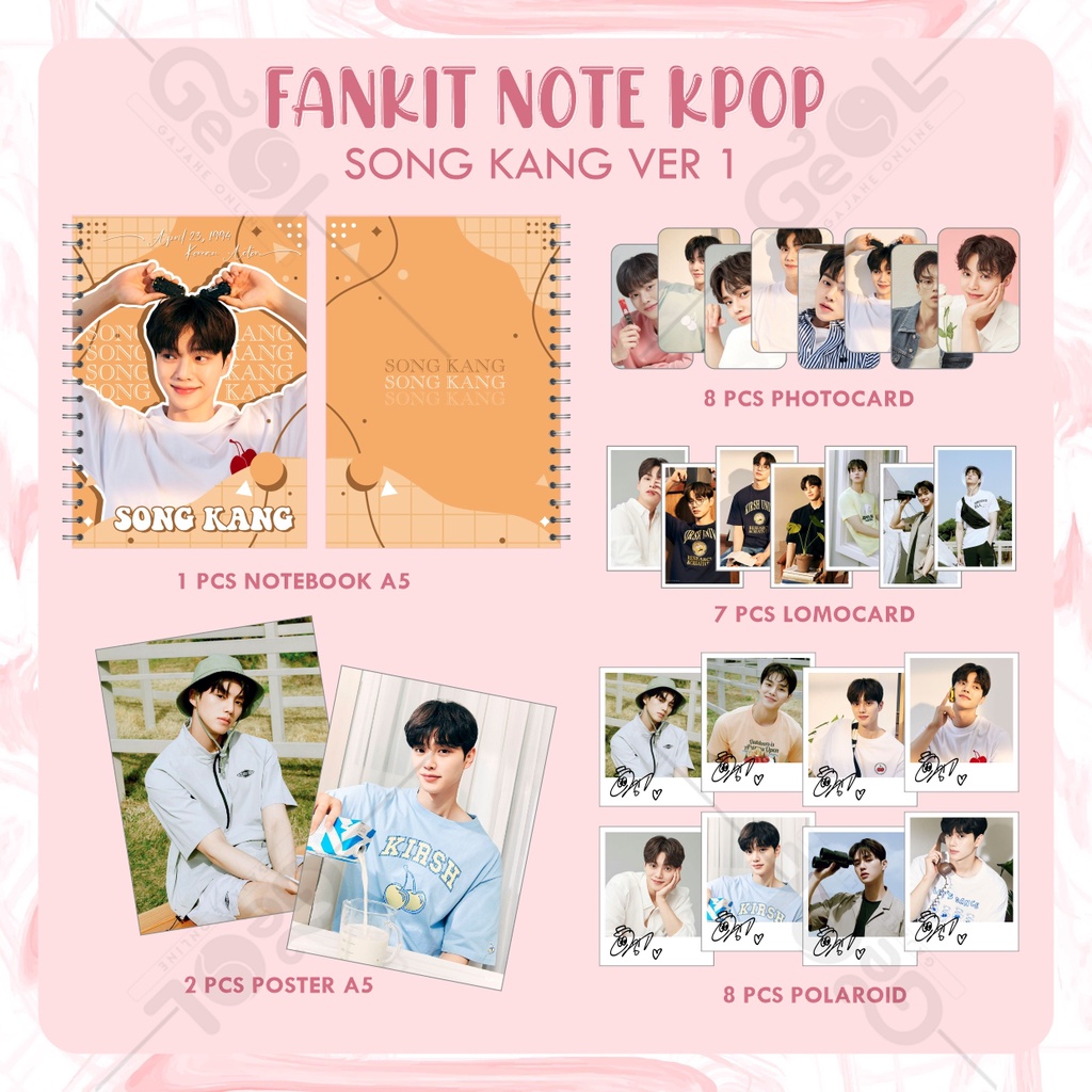 FANKIT NOTE KPOP 30K | SONG KANG