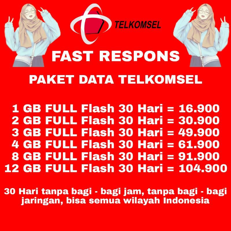Harga Kuota Telkomsel Terbaik Voucher Mei 2021 Shopee Indonesia