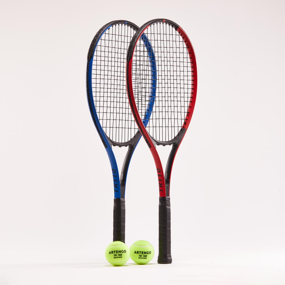 Decathlon ARTENGO Set Tenis Dewasa Duo - 2 Raket + 2 Bola + 1 Tas - 8585417