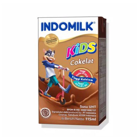 

Indomilk Susu UHT Kids Rasa Cokelat 115 ml