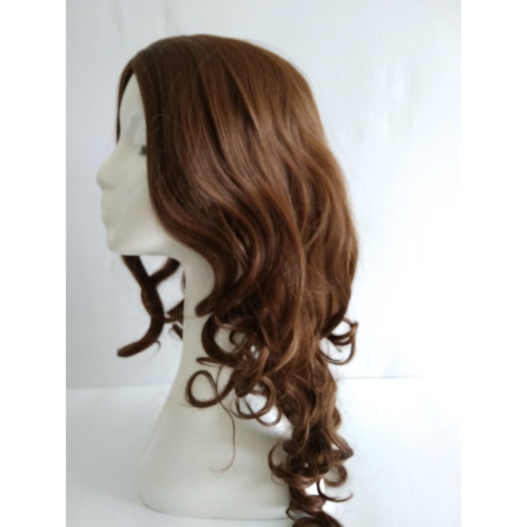 WIG RAMBUT PANJANG CURLY BELAH TENGAH 6938A