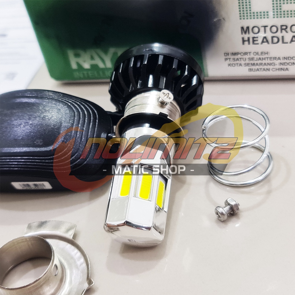 Lampu Bohlam LED Headlamp Utama Motor Original RTD 6 Titik