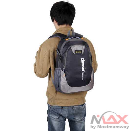 CHANSIN Tas Ransel Backpack Sport Casual Waterproof - HY-117 Warna Hitam