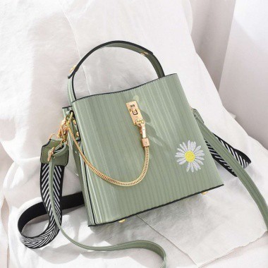 BQ 2962 RISCE TAS SELEMPANG IMPORT WANITA CEWEK PEREMPUAN JAKARTA BATAM BUNGA