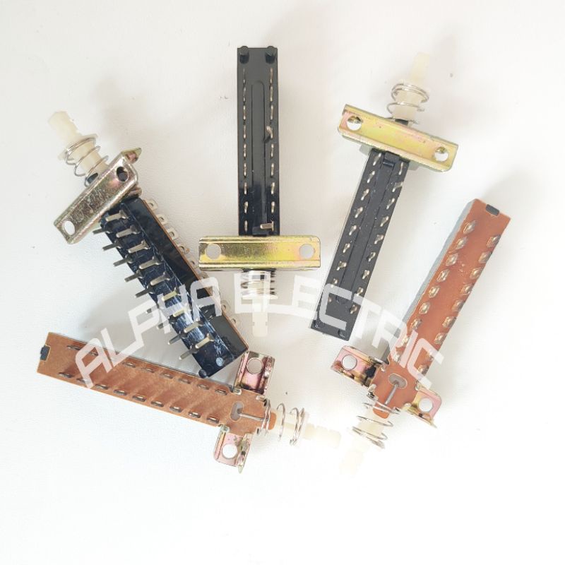 SWITCH DPDT 2x9 18 PIN 18P / SAKLAR DPDT 2x9 ON OFF / DPDT 2x3