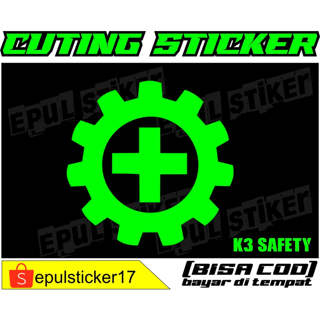 STIKER CUTING LOGO K3 SAFETY
