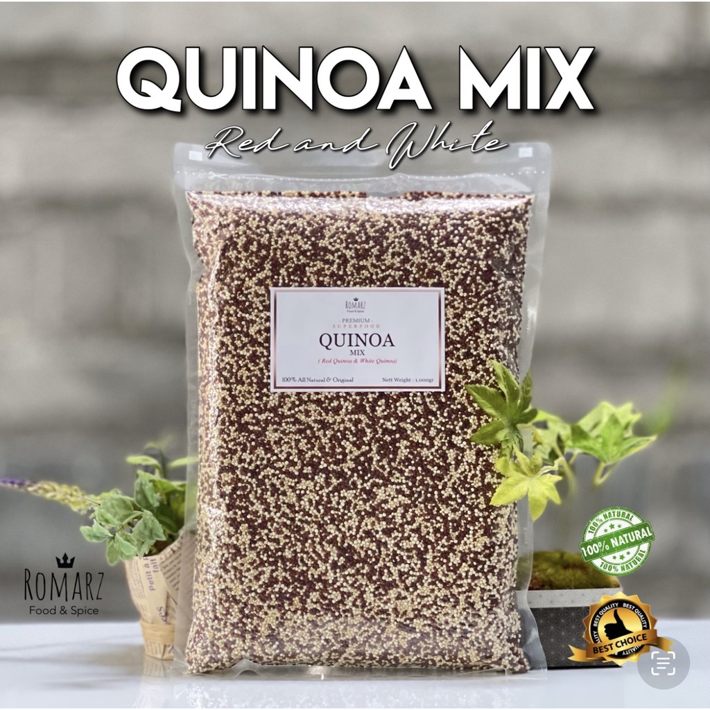 

QUINOA MIX ORGANIC 1kg | PERPADUAN QUINOA WHITE & QUINOA RED 1kg