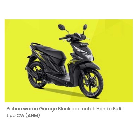 Sticker Striping Beat CW 2019 Hitam Hijau