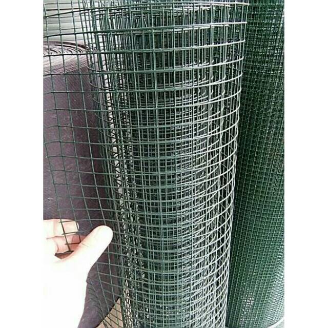 Per meter Kawat jaring  ayak 1 2 lapis pvc anti karat 