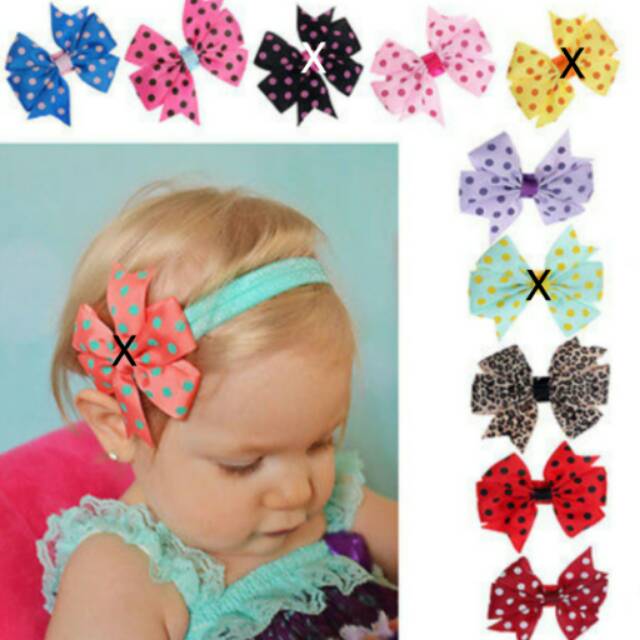 BANDANA BANDO BAYI BABY HEADBAND HAIRBAND