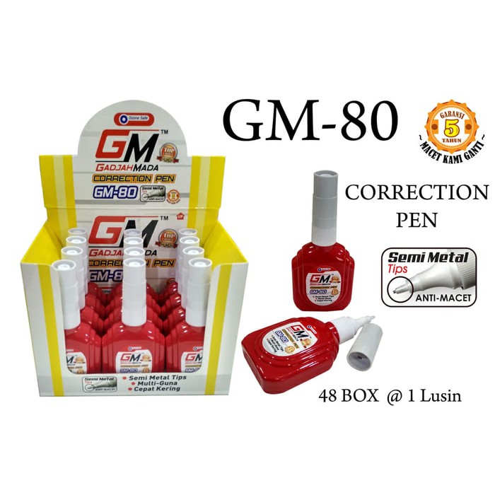 

Tip x/tipe x / correction pen GM80 tip ex