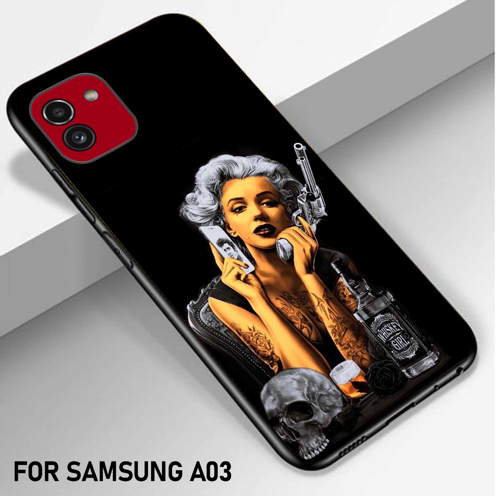 Sukses Case SAMSUNG A03 - Hardcase 2D Glossy Samsung A03 - Silikon Hp Samsung A03  - Silicon Hp Sams