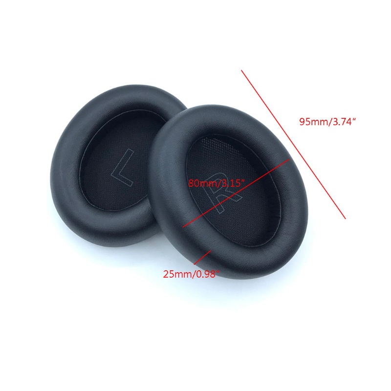 Btsg 2pcs Earpads Pengganti Bahan Memory Foam Untuk Anker-Soundcore Life Q10