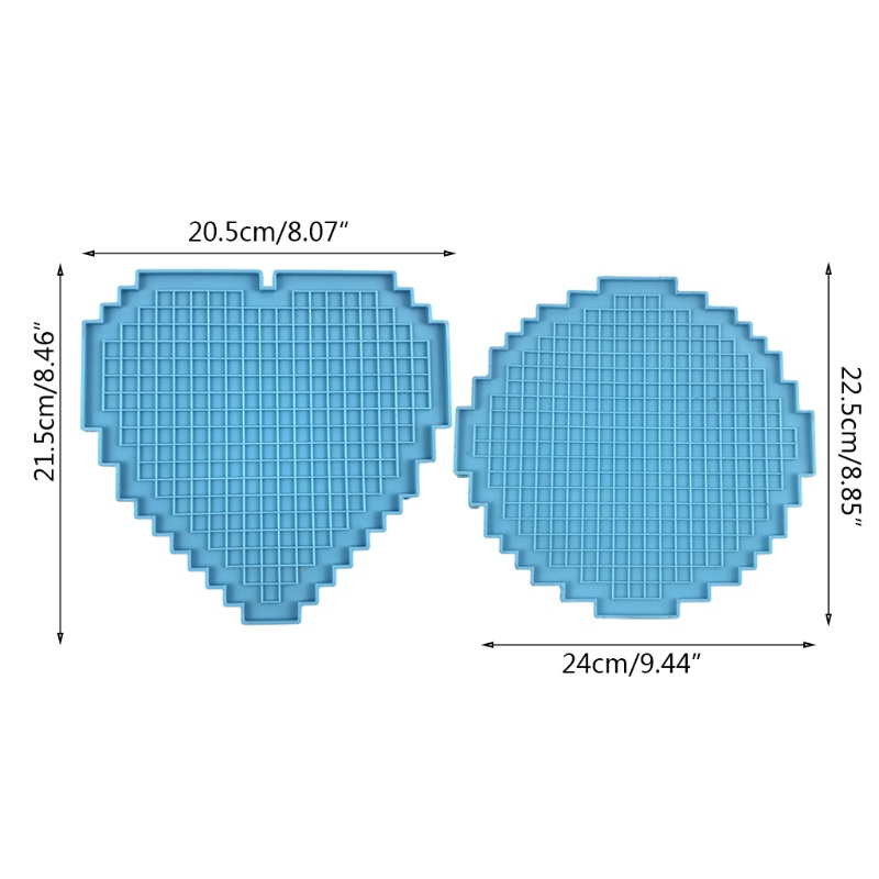 Siy Cetakan Resin Epoksi Bentuk Puzzle Pixel Bahan Silikon Untuk Kerajinan Tangan Diy