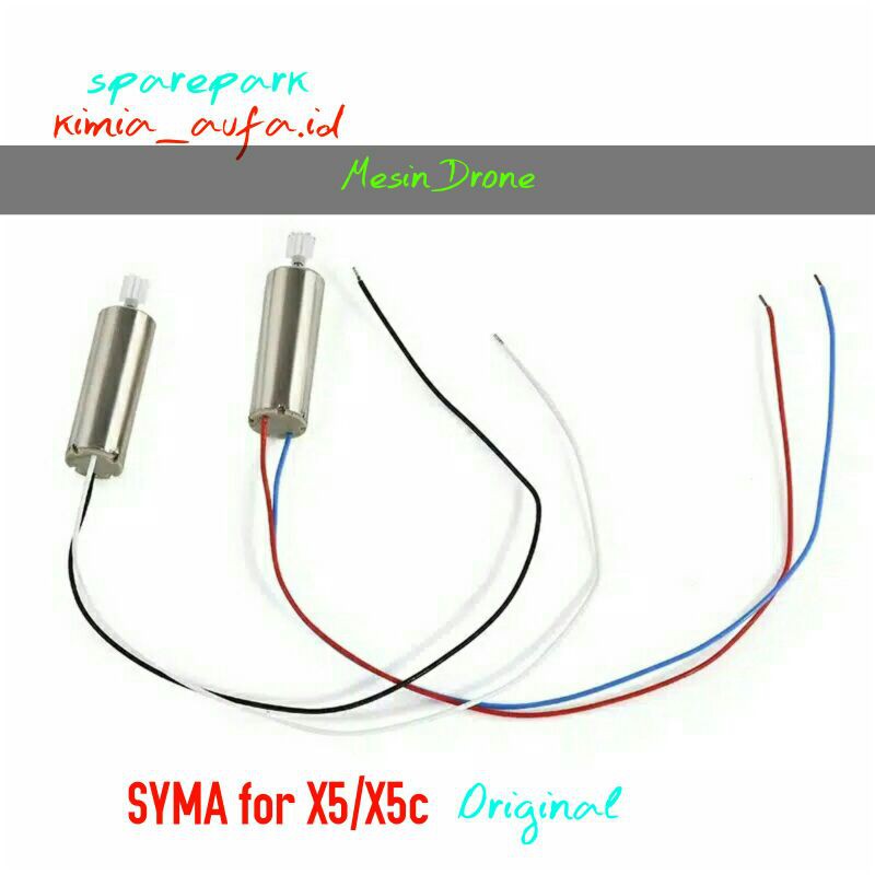 Motor SYMA drone X5C X5C-1 X5 dinamo Rc Drone+gear(Original)