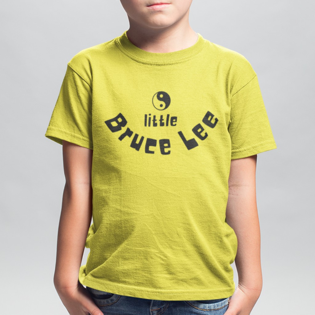 Kaos Anak | Baju Anak | Kaos LITTLE BRUCE LEE | 2 tahun 12 tahun UNISEX | T-shirt Kids