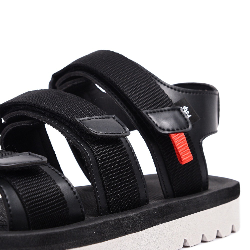 Sandal Gunung Ori Santai Simple Pria Cowok Men Sendal Footwear Original | Crown Black | FORIND FSTP