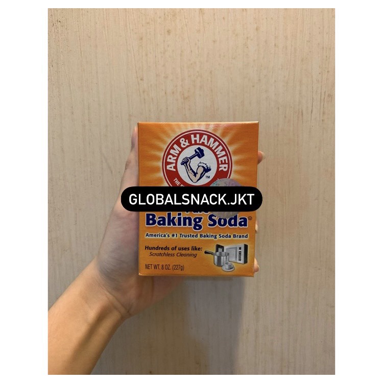 

Baking Soda Asli USA Merk Arm & Hammer Baking Soda 227gr