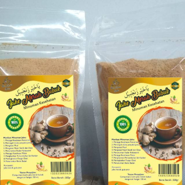 

Jahe Merah Bubuk Gula Aren 500 gr