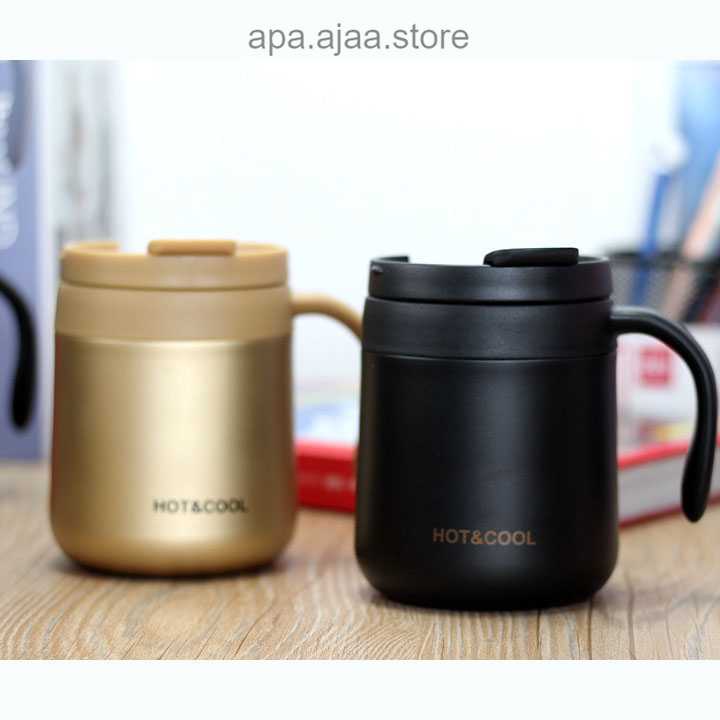 Terbaru HOTnCOOL Botol Minum Mug Tumbler Coffee Stainless Steel 350ml HC300 Harga Grosir