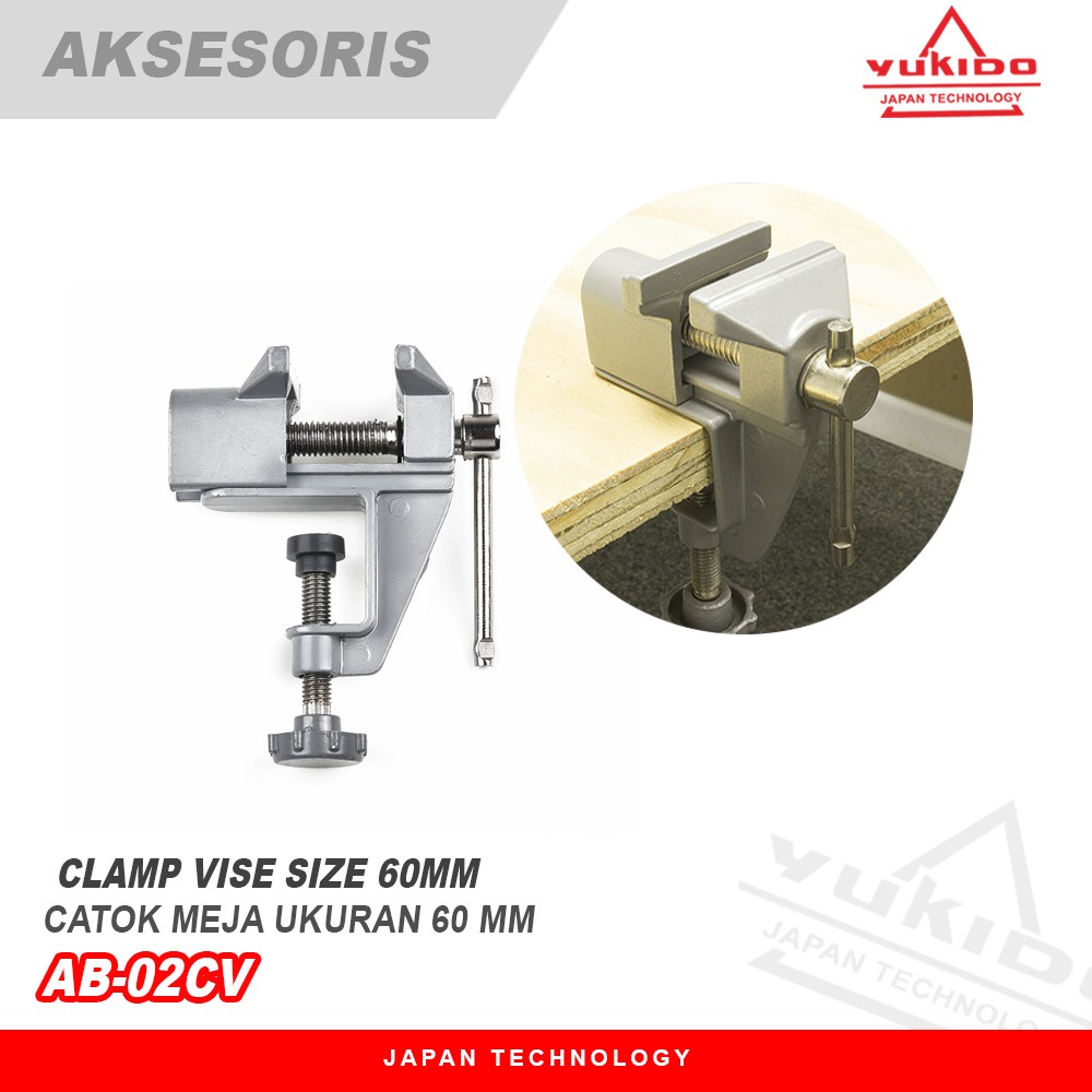 CUCI GUDANG !! YUKIDO Penjepit Meja Table Vise - Mini Ragum Catok Meja Kecil Penjepit Clamp Meja Catok Vise