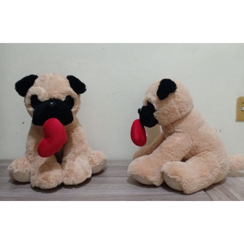 Boneka Anjing Pug Love XL
