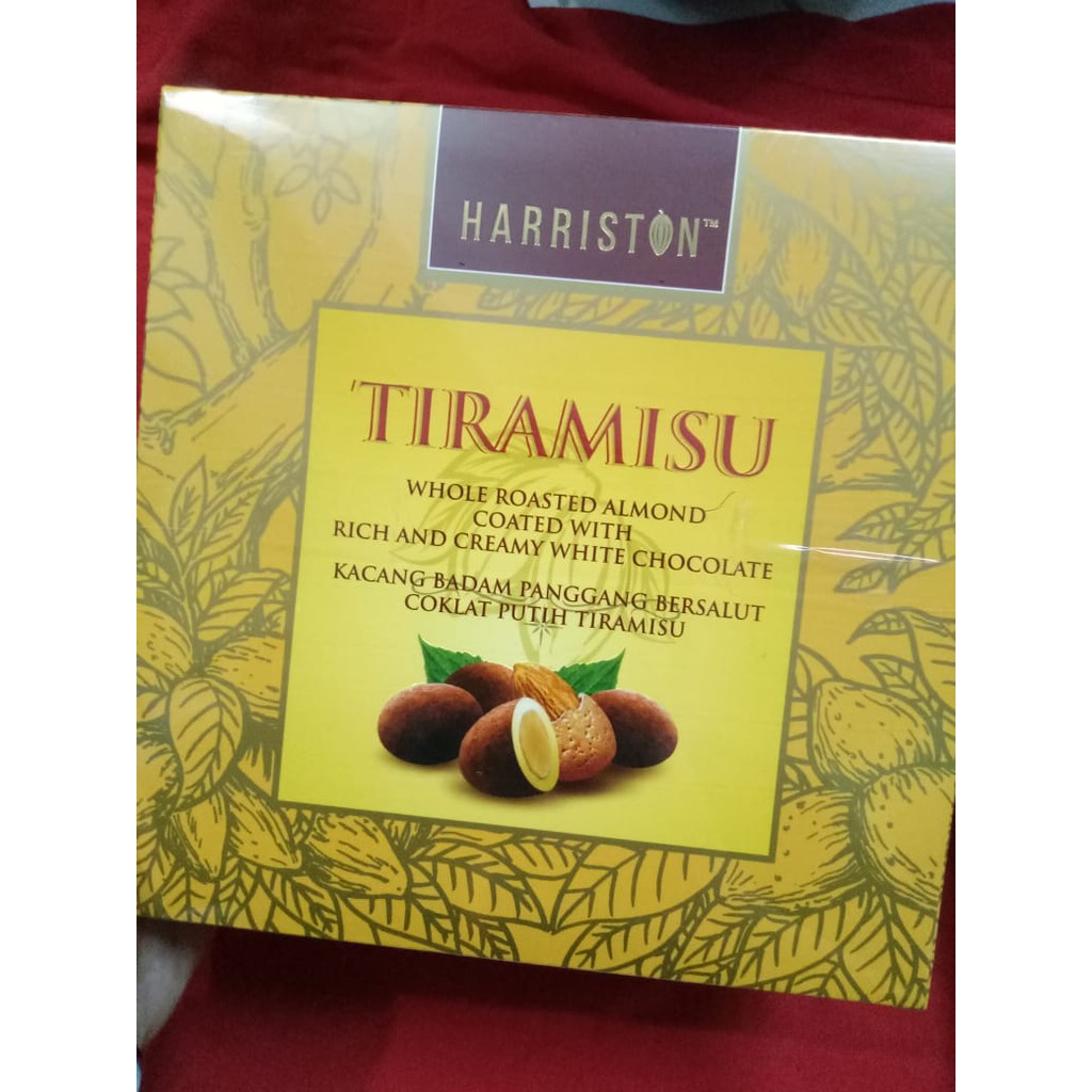Harriston Tiramisu Whole Roasted Almond Chocolate 150GRAM