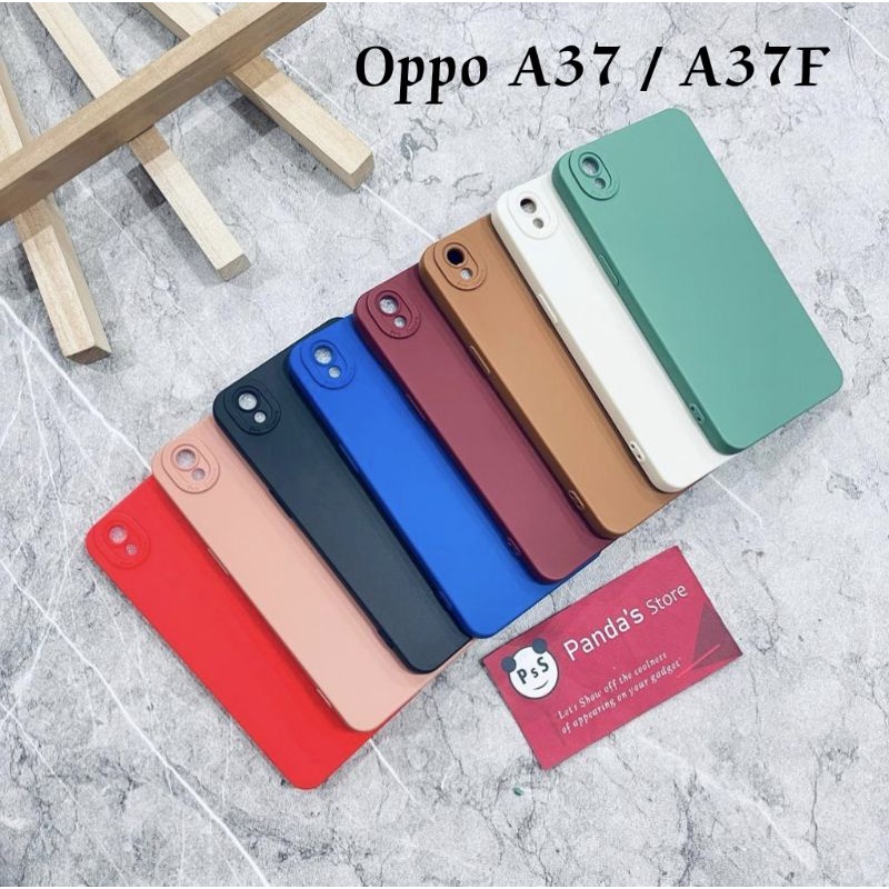 Softcase Pro Camera Oppo A37, A37F  Candy Case Full Color 3D Silikon TPU