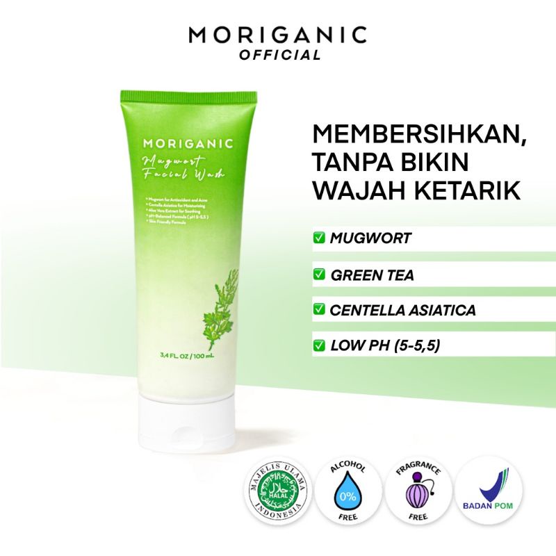 MORIGANIC MUGWORT FACIAL WASH