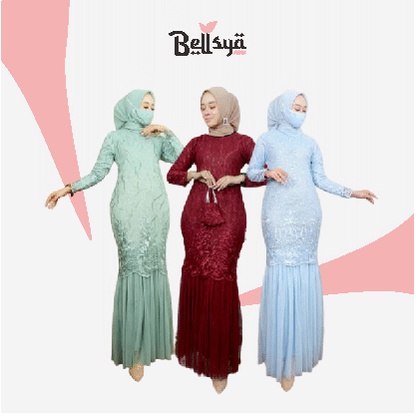 Gamis Tutu Slim / Kebaya Modern / Gamis Lilac / Gamis Pesta Mewah / Gamis Pesta / Gamis Duyung Gamis