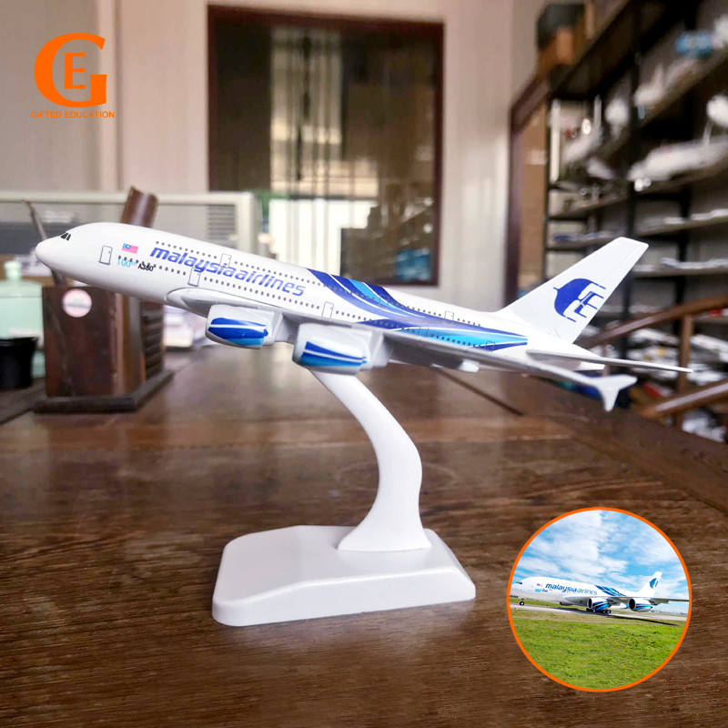 Malaysia Airlines Airbus 380model Pesawat MAS Airways A380 Alloy Diecast Plane Model Pesawat