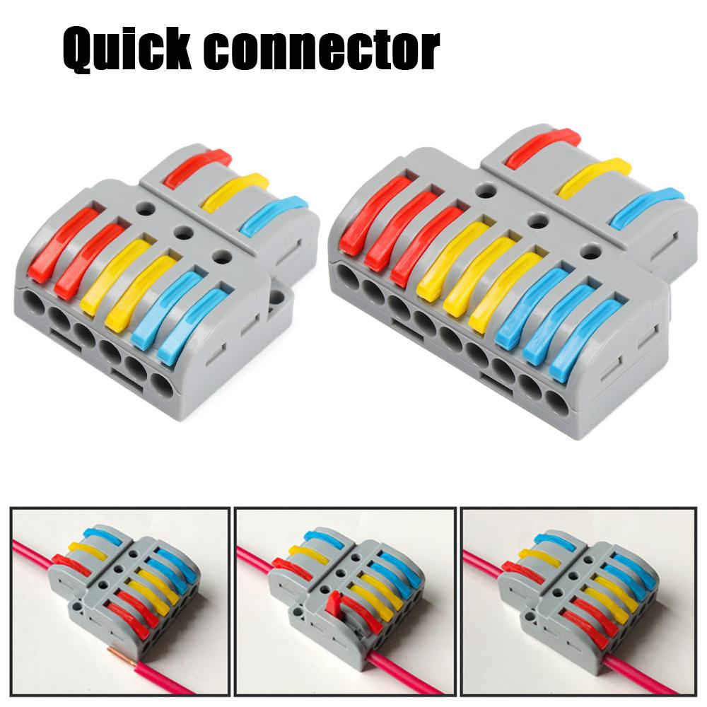 TOP Quick Wire Connector LT-633 933kabel Universal Lampu Led Push-in Conductor