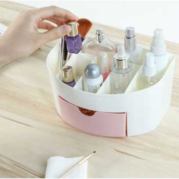 Kotak Organizer perlengkapan Kosmetik Perhiasan Rak Make Up / Rak Kosmetik Plastik Mini Murah Rak Kosmetik Perhiasan Make Up Laci Mini / Rak Tempat Kosmeti Skin Care Organizer Cosmetic Kotak Penyimpanan Perhiasan Praktis Serbaguna Murah Multifungsi