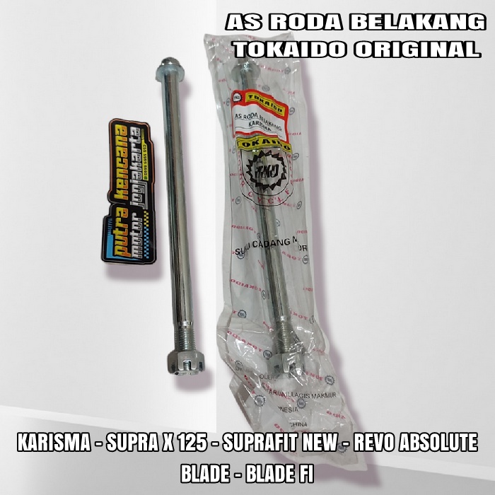 AS RODA BELAKANG KARISMA SUPRA X 125 SUPRAFIT NEW BLADE REVO - TOKAIDO ORIGINAL